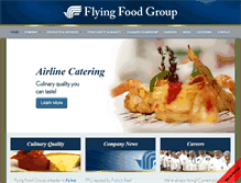 Tablet Screenshot of flyingfood.com